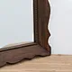 rustic wood vanity mirror